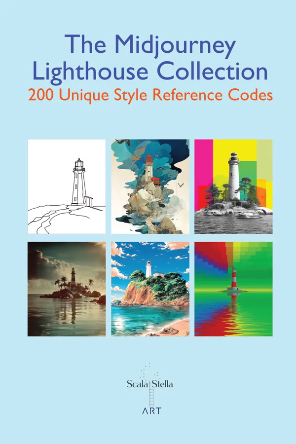 The Midjourney Lighthouse Collection – 200 Unique Style Reference Codes