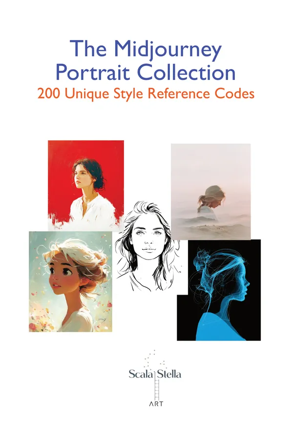 The Midjourney Portrait Collection – 200 Unique Style Reference Codes